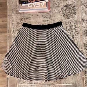 Navy & White English Factory Skater Skirt NWT